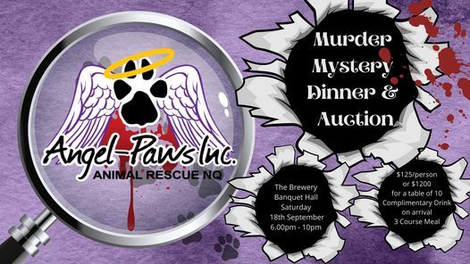 Angel-Paws Murder Mystery Dinner Party & Auction