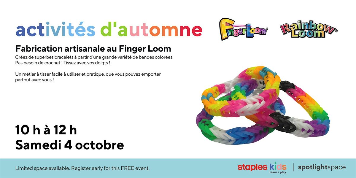 Fabrication au Finger Loom chez Bureau en Gros Brossard DiX-30 Magasin 316