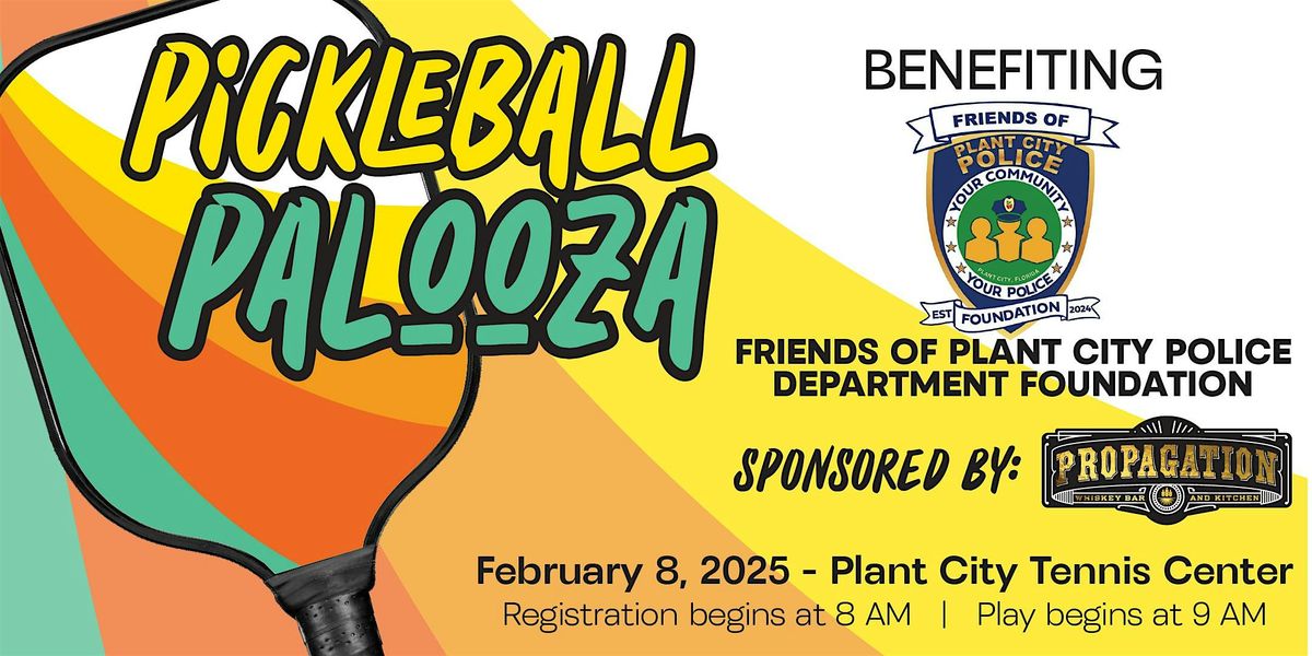 Pickleball Palooza benefiting Friends of Plant City Police Dept. Foundation