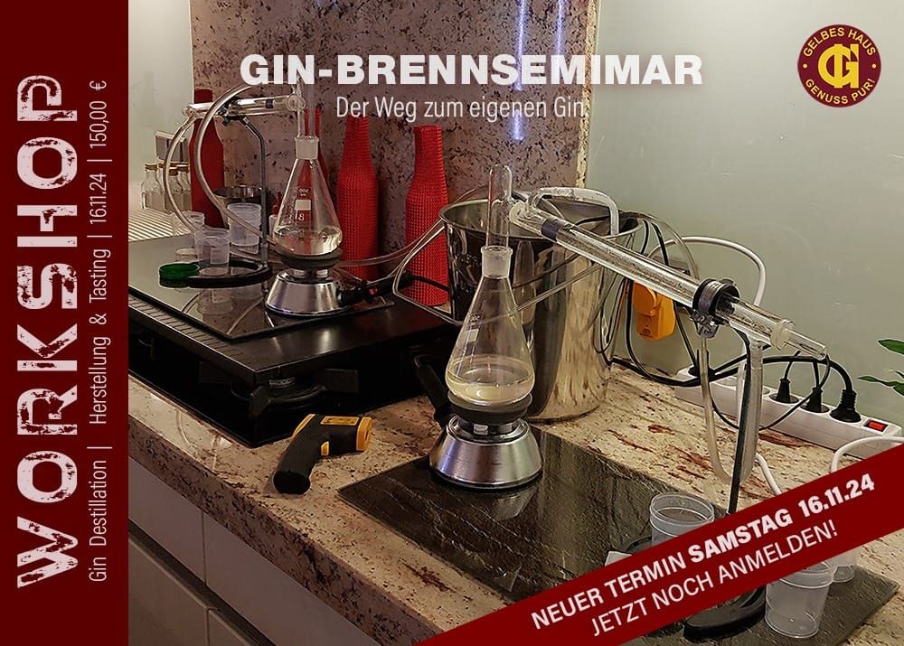 Gin-Brennseminar - Kreiere deinen eigenen Gin