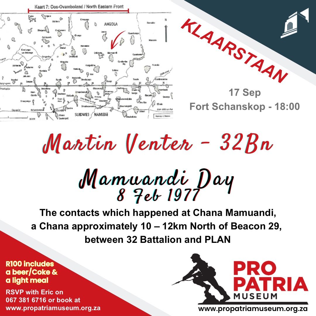 KLAARSTAAN : Martin Venter - Mamuandi Day 17 Sep \u201824