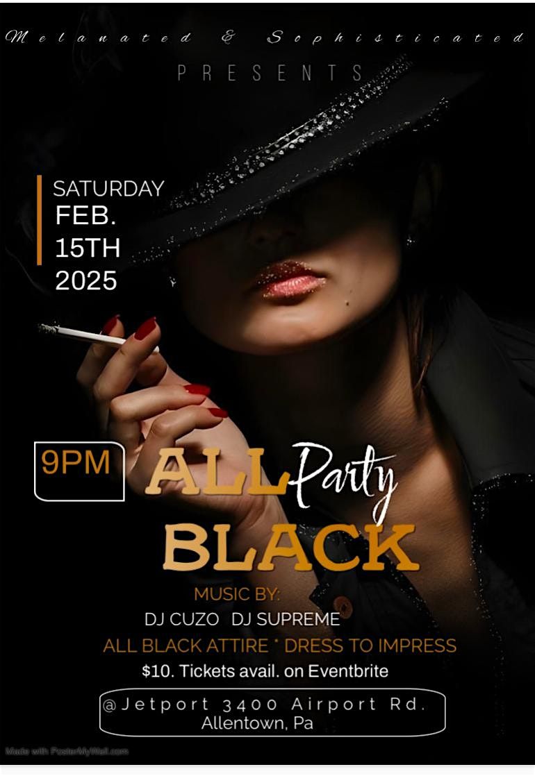 All Black Party