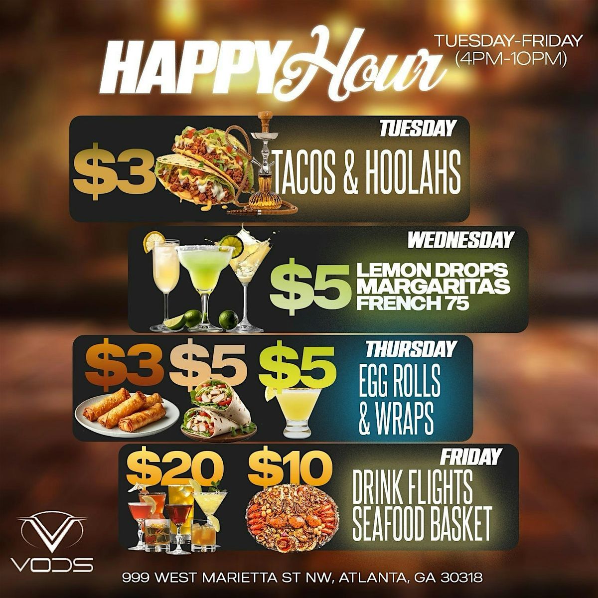 WestMidtown Happy Hour at VodsAtl
