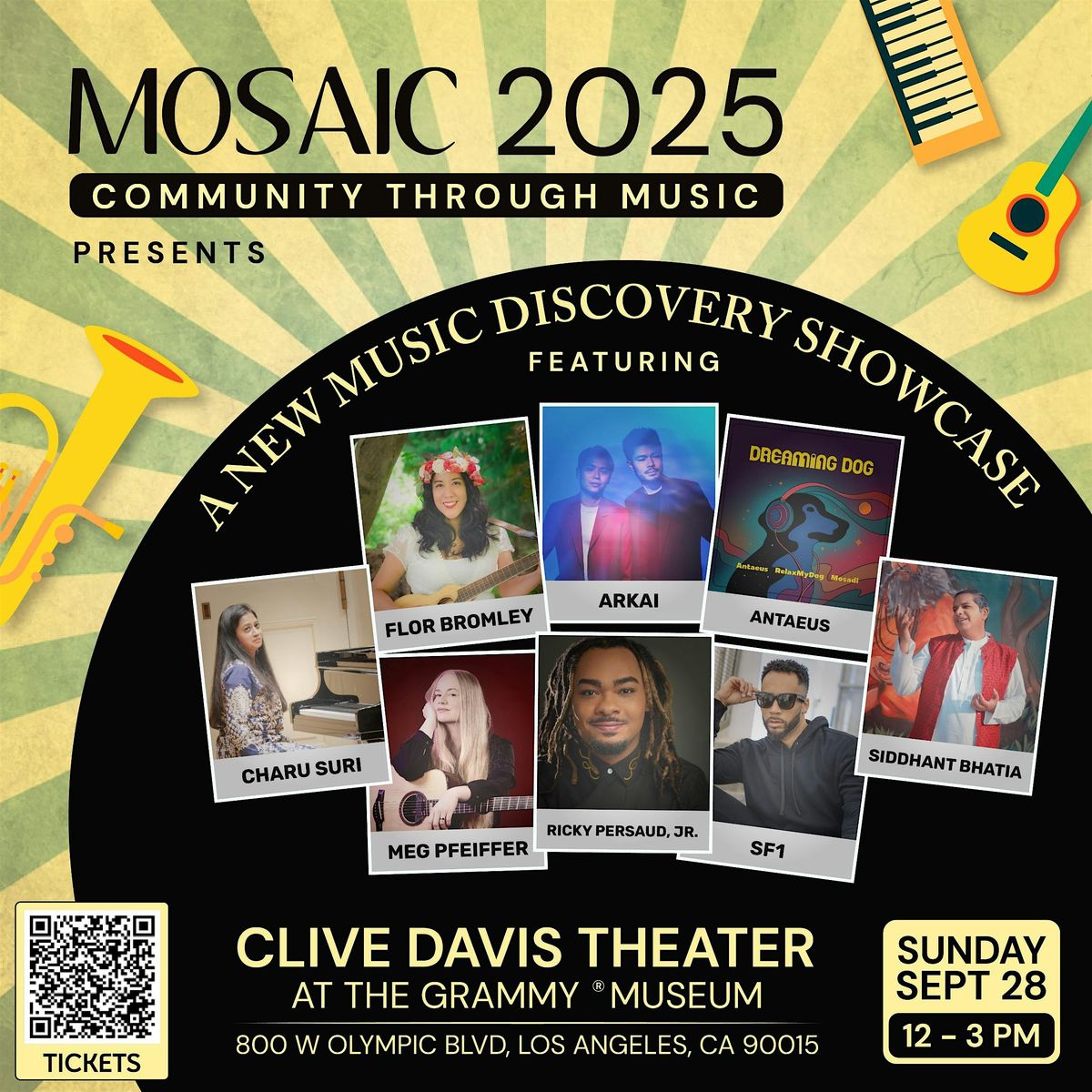 MOSAIC SHOWCASE at the Clive Davis Theater, Grammy\u00ae Museum Los Angeles