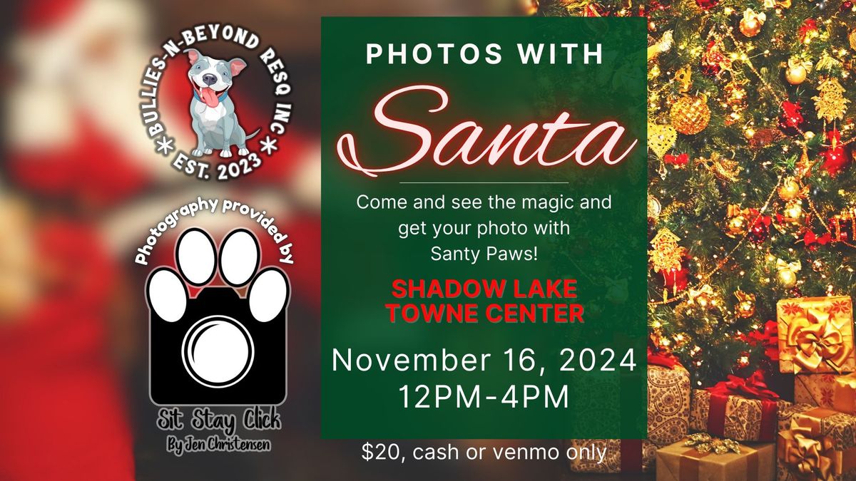 Pet Photos with Santa - a BNBR Fundraiser