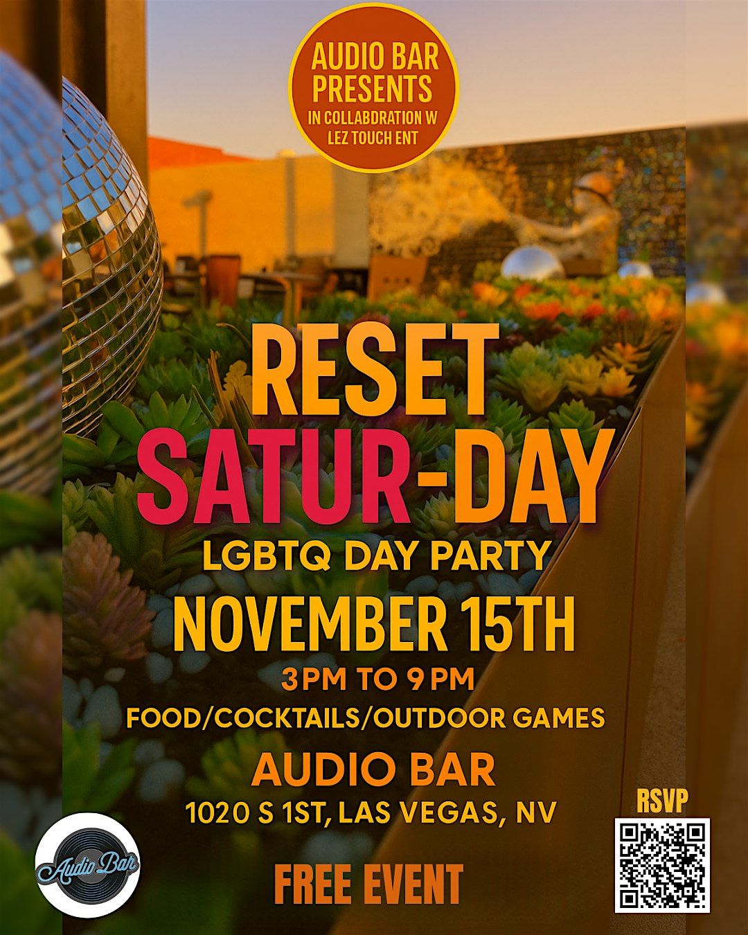 RESET SaturDAY LGBTQ+ DAY PARTY