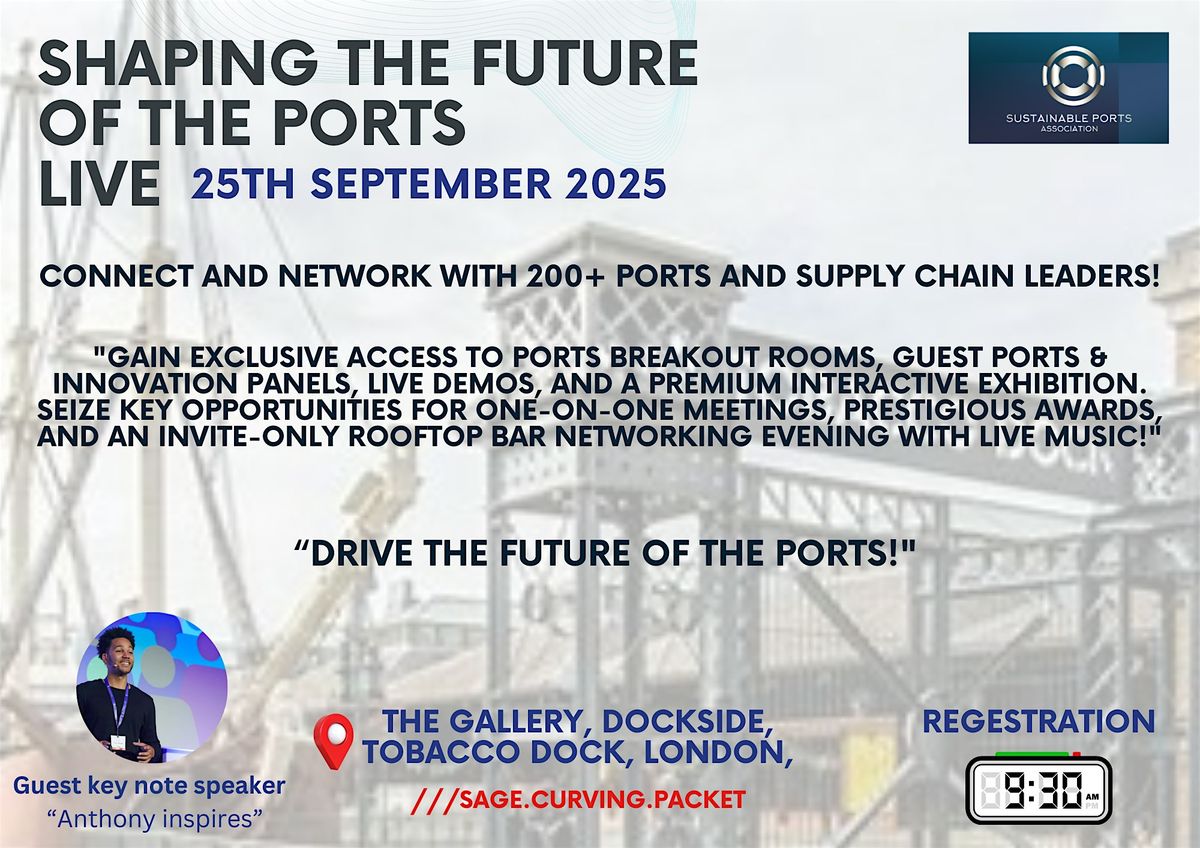 Shaping the Future of the Ports Live 2025