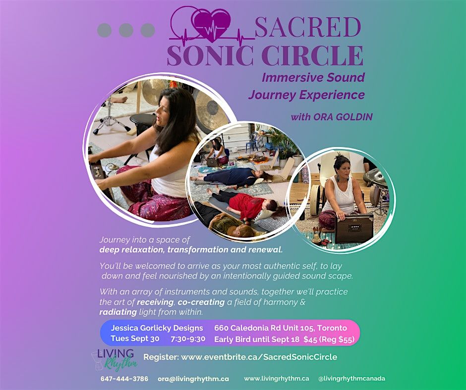 Sacred Sonic Circle: Immersive Sound Journey Experience with Ora Goldin