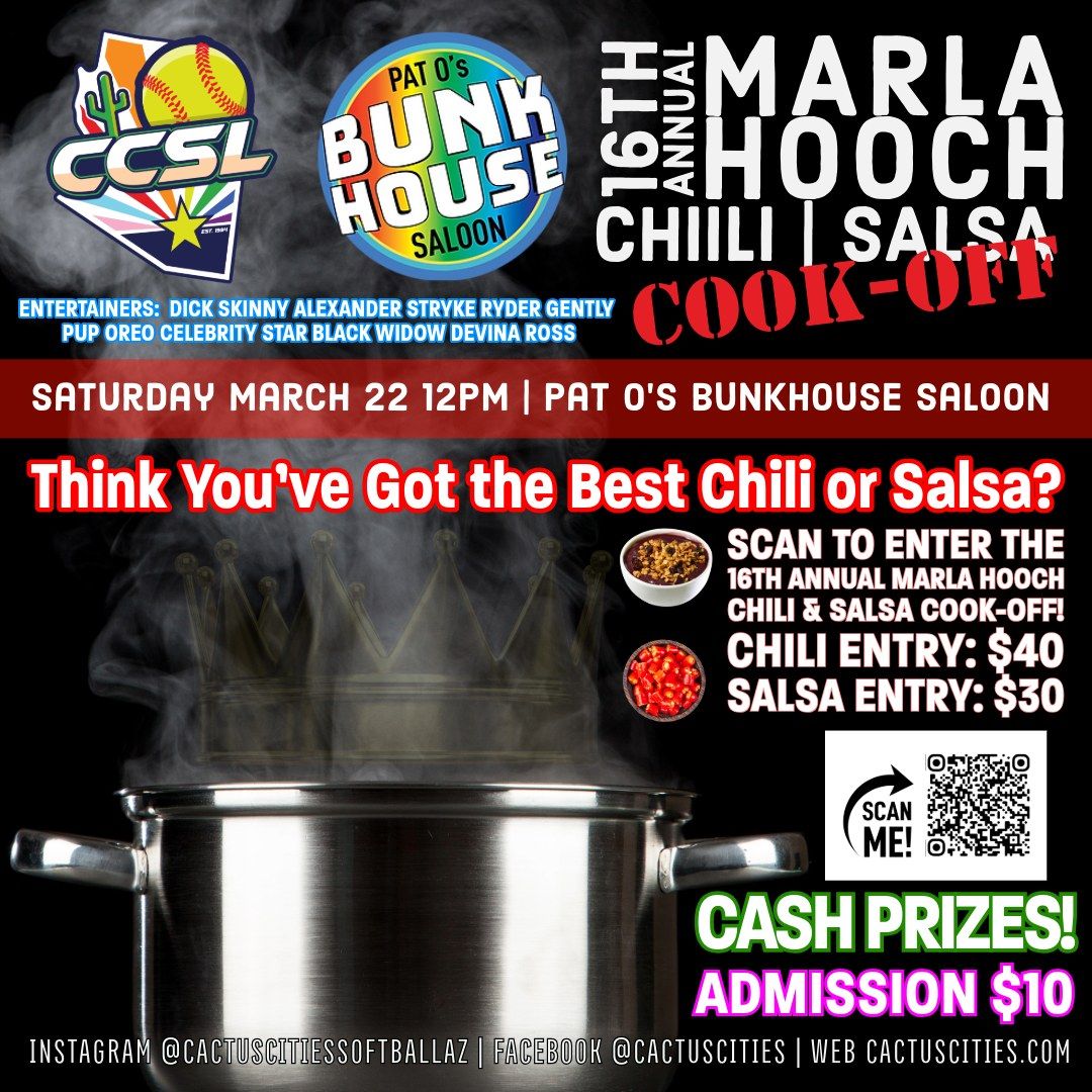 16th Annual Marla Hooch Chili & Salsa Cook-Off