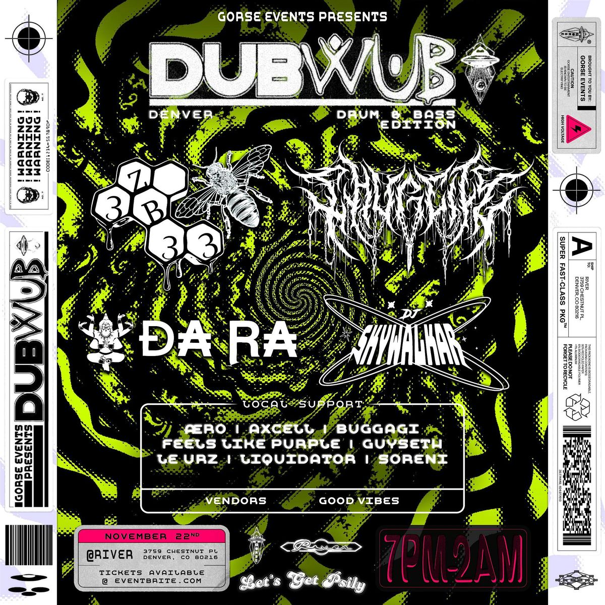 DUB WUB DENVER DRUM & BASS NOVEMBER