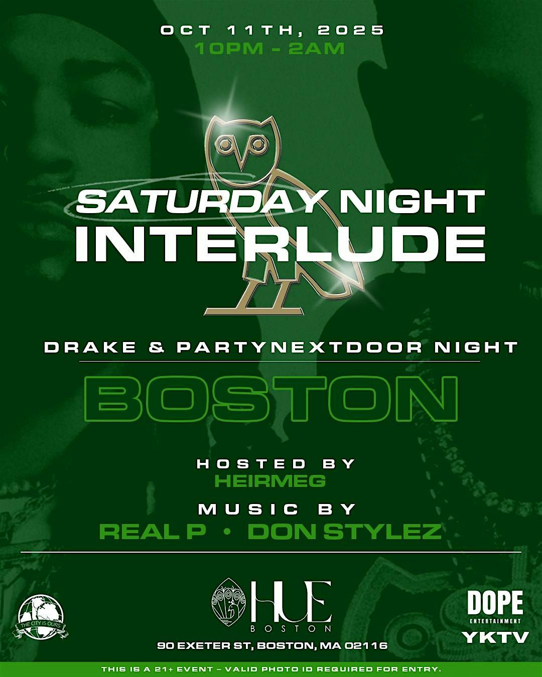 Saturday Night Interlude: Drake & PARTYNEXTDOOR Night