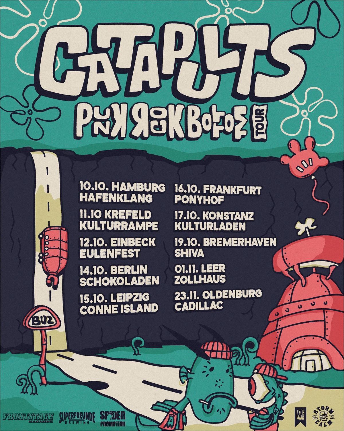 Catapults - Punk Rock Bottom Tour 24 \/\/ Kulturrampe \/\/ Krefeld