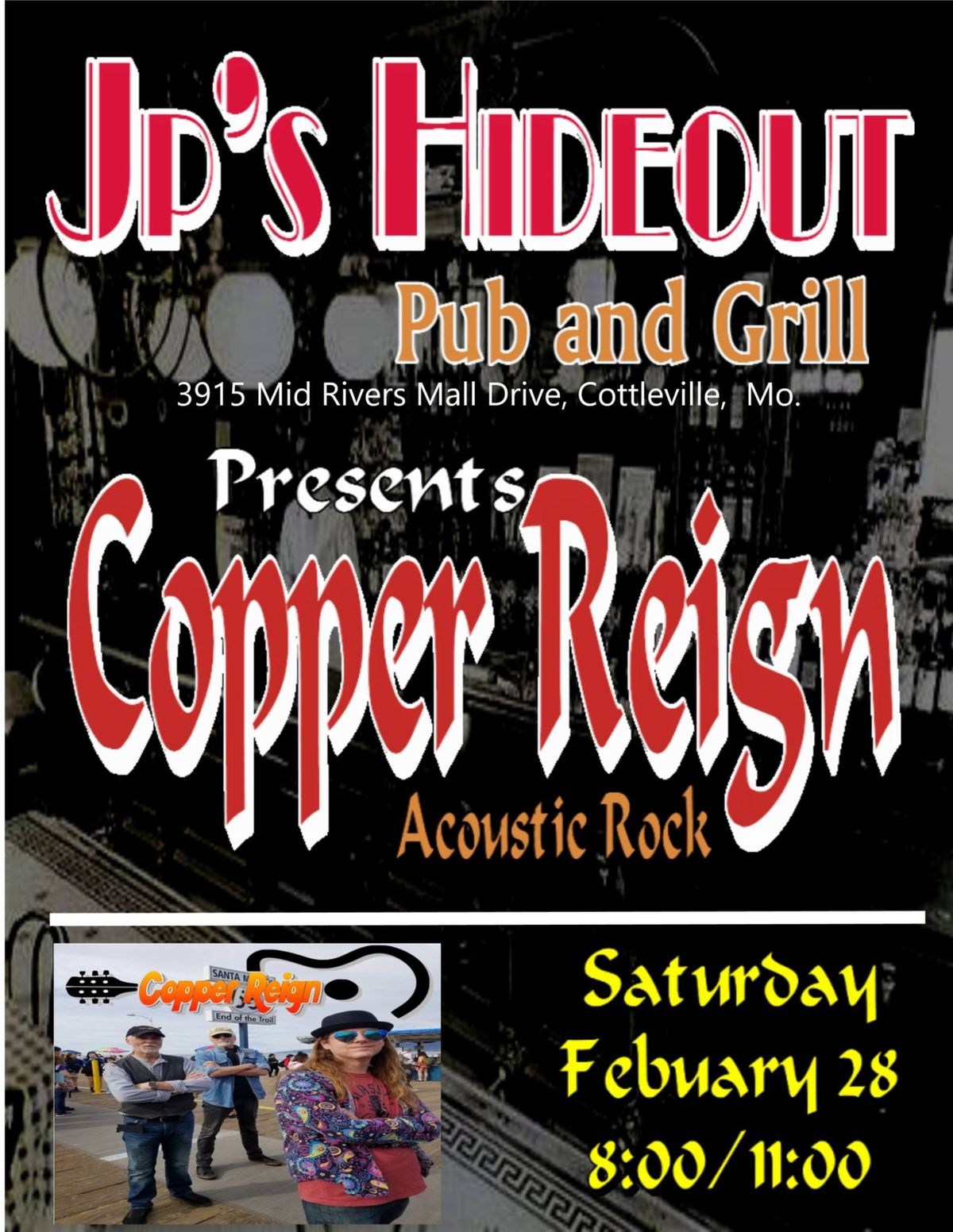 Copper Reign at JP's Hideout