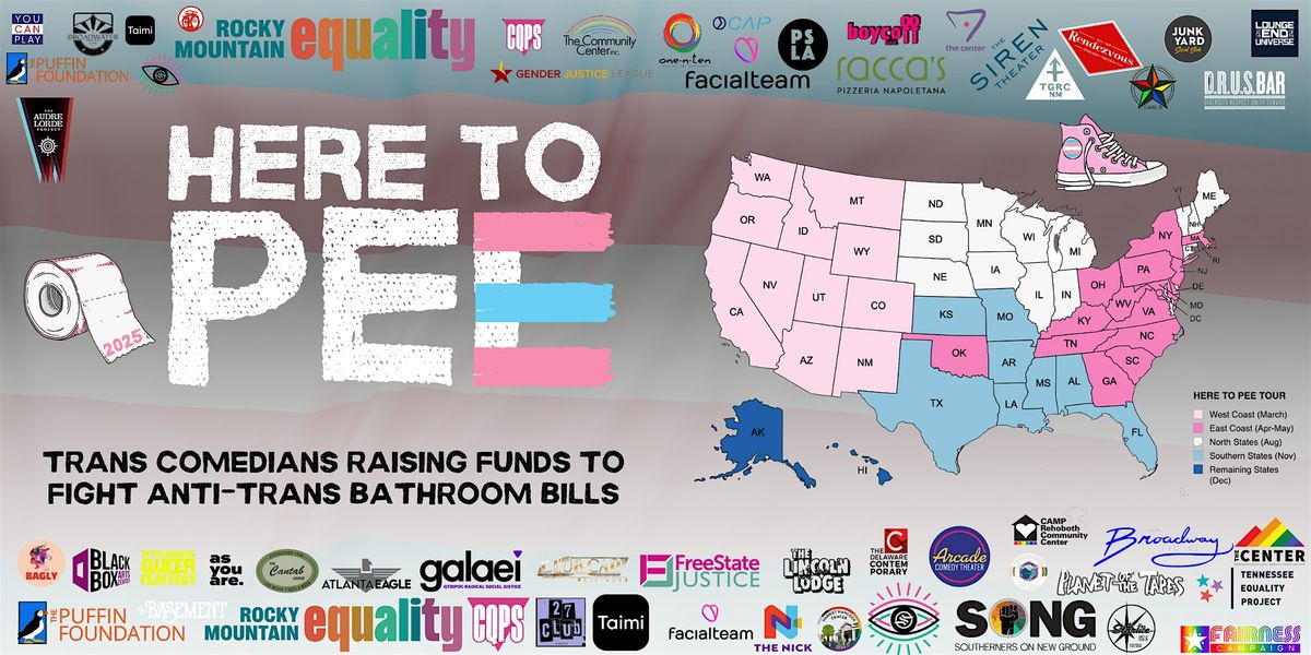 Here to Pee - A Trans Comedy Protest Tour (Lawrence, KS)