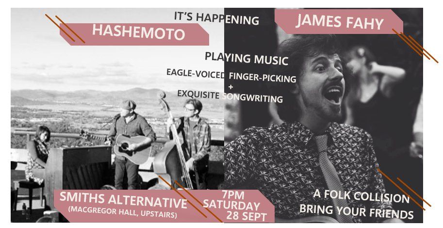 James Fahy and Hashemoto Live! RARE FIND! All welcome! Special unseen musical magic!