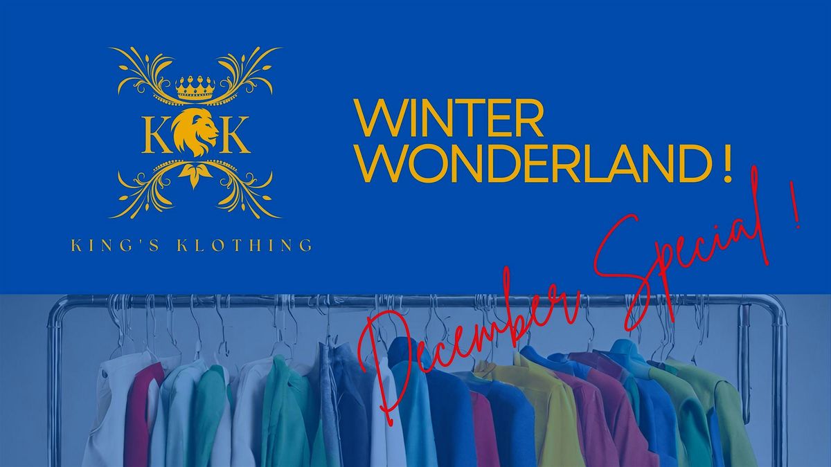 WINTER WONDERLAND POP UP!