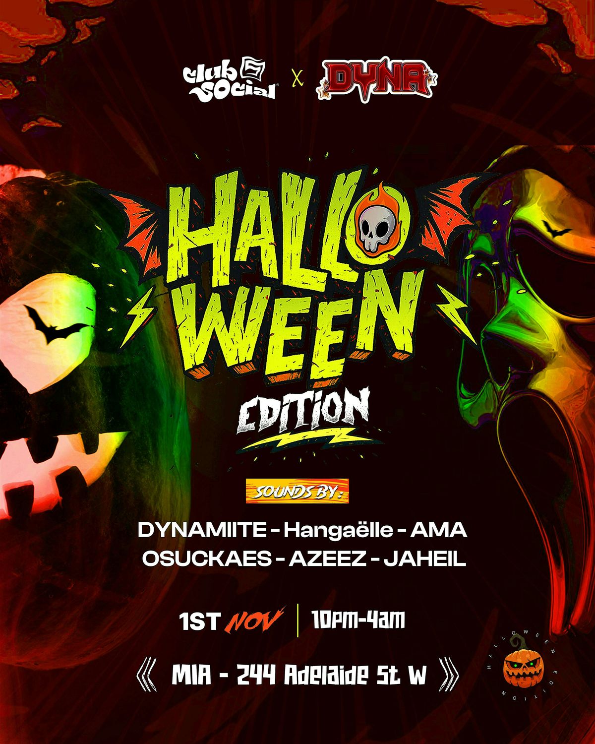 CLUB SOCIAL X DYNA : HALLOWEEN EDITION
