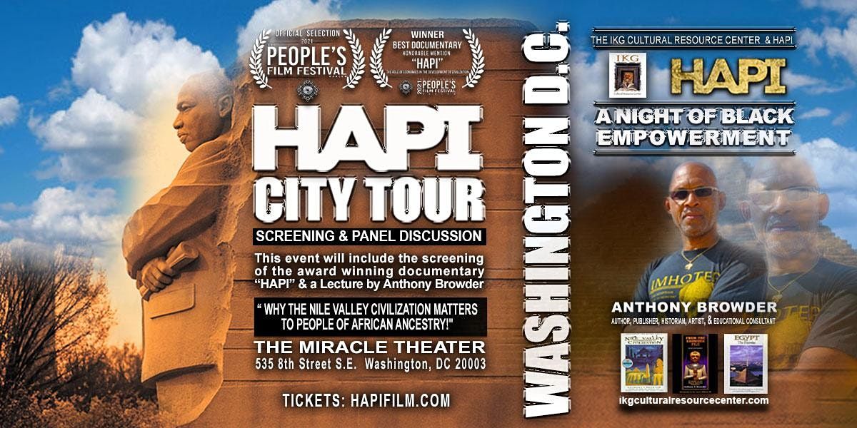 IKG & HAPI Presents "A Night of Black Empowerment!!!" -- in Washington DC