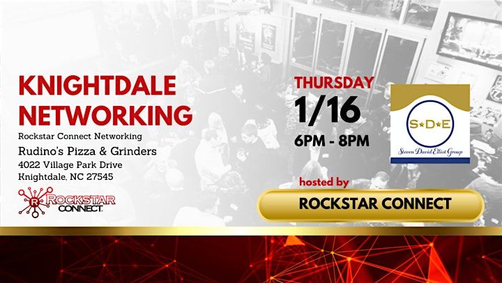 Free Knightdale Networking powered by Rockstar Connect (January, NC)