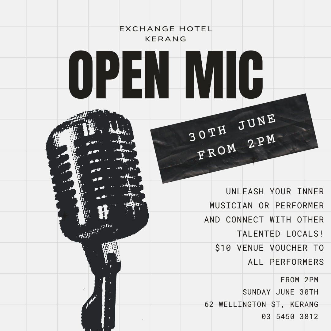 Open Mic at the Exchange