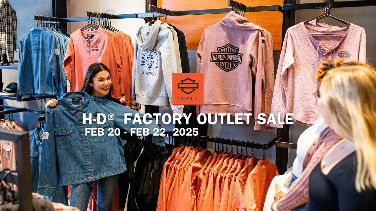 H-D\u00ae Factory Outlet Sale