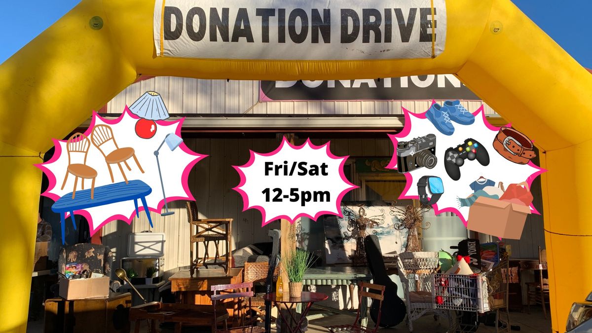 Donation Drive- Rain or Shine! Supporting Animal Rescue