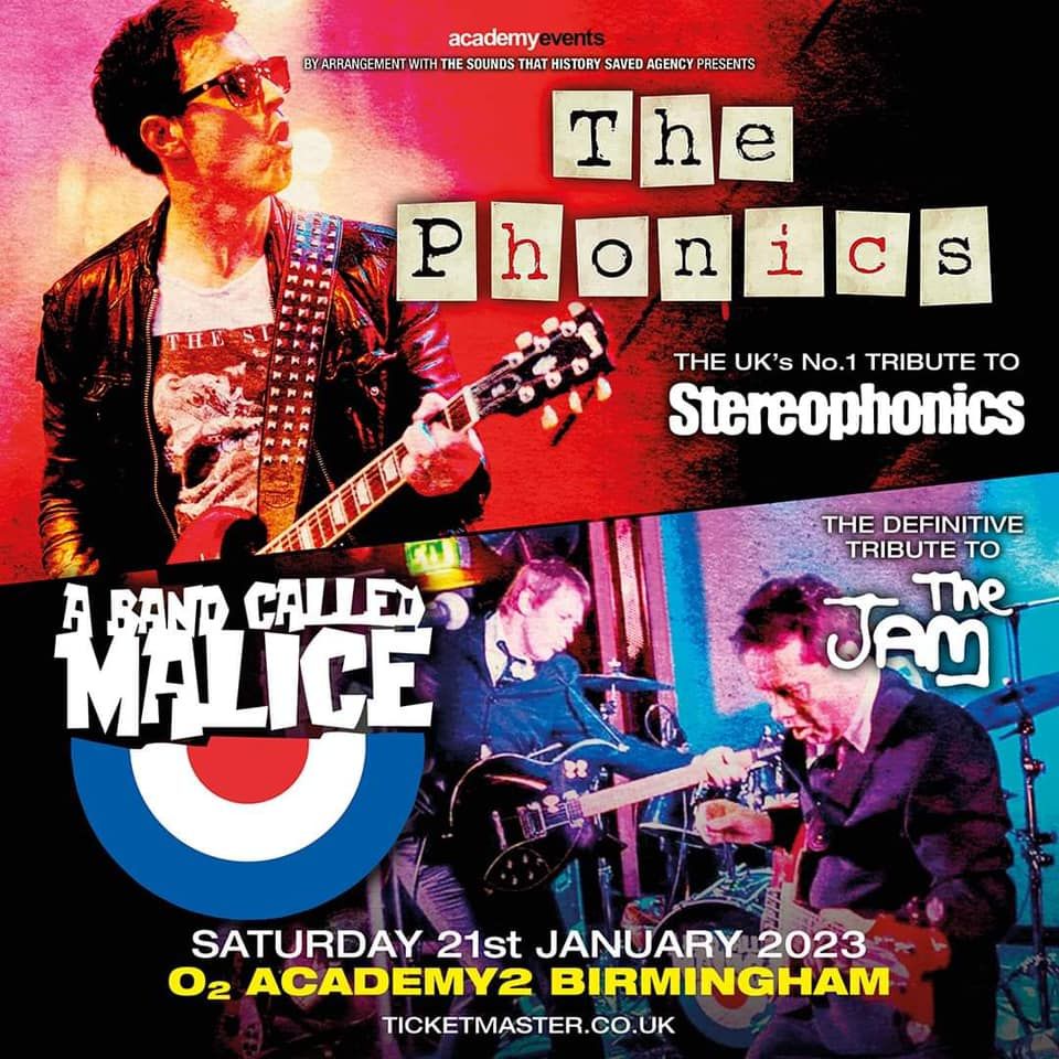 A Band Called Malice & The Phonics Double Header 