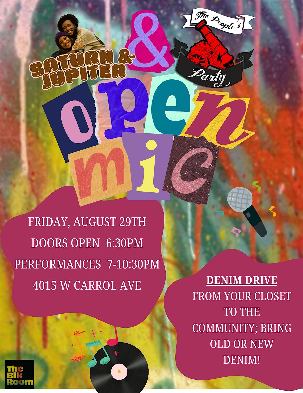 TPP and Saturn & Jupiter Collab Open Mic