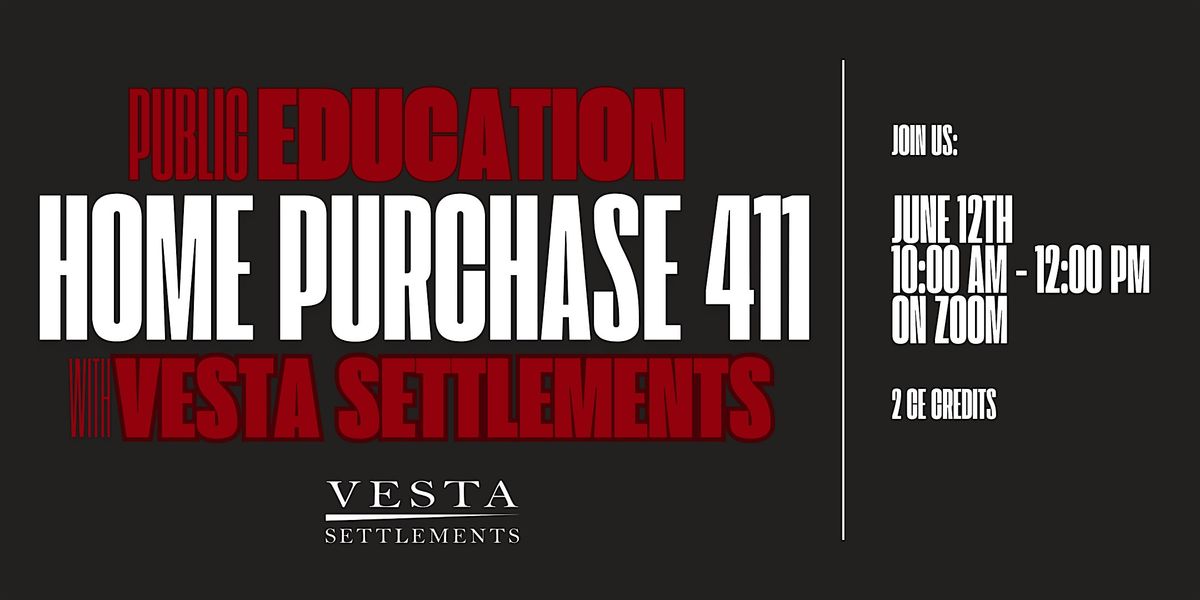 Vesta Public Education - Home Purchase 411 - 2CE Credits