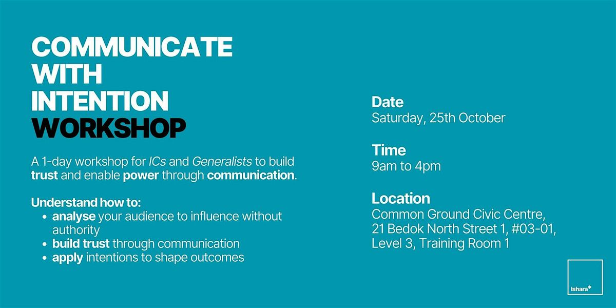 Communicate With Intention Workshop