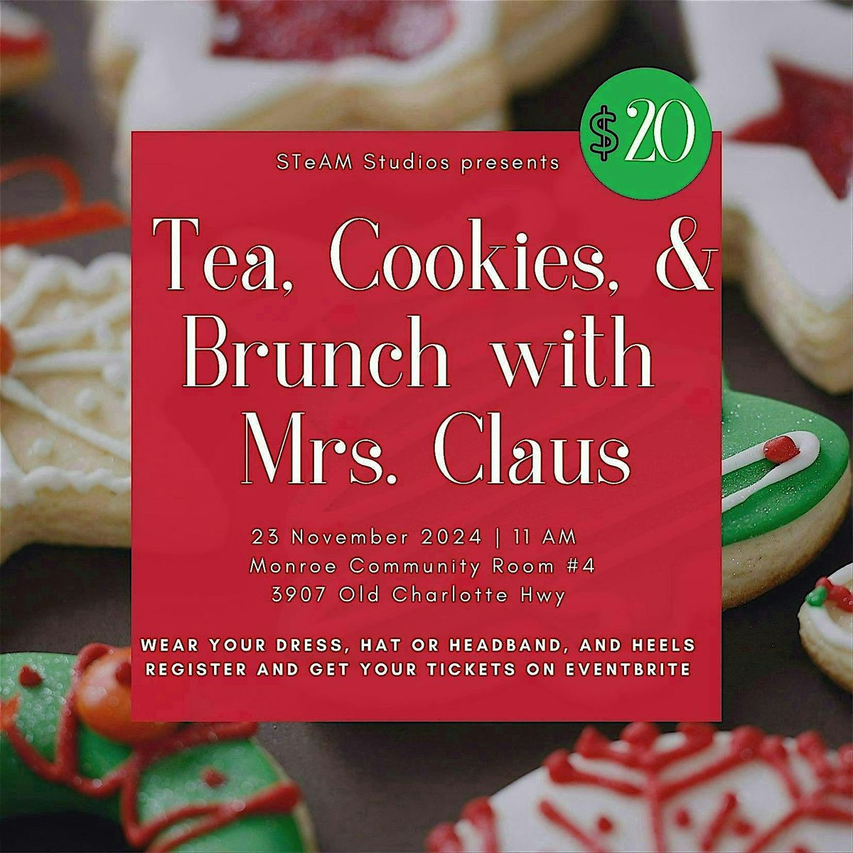 Tea, Cookies, & Brunch with Mrs. Claus