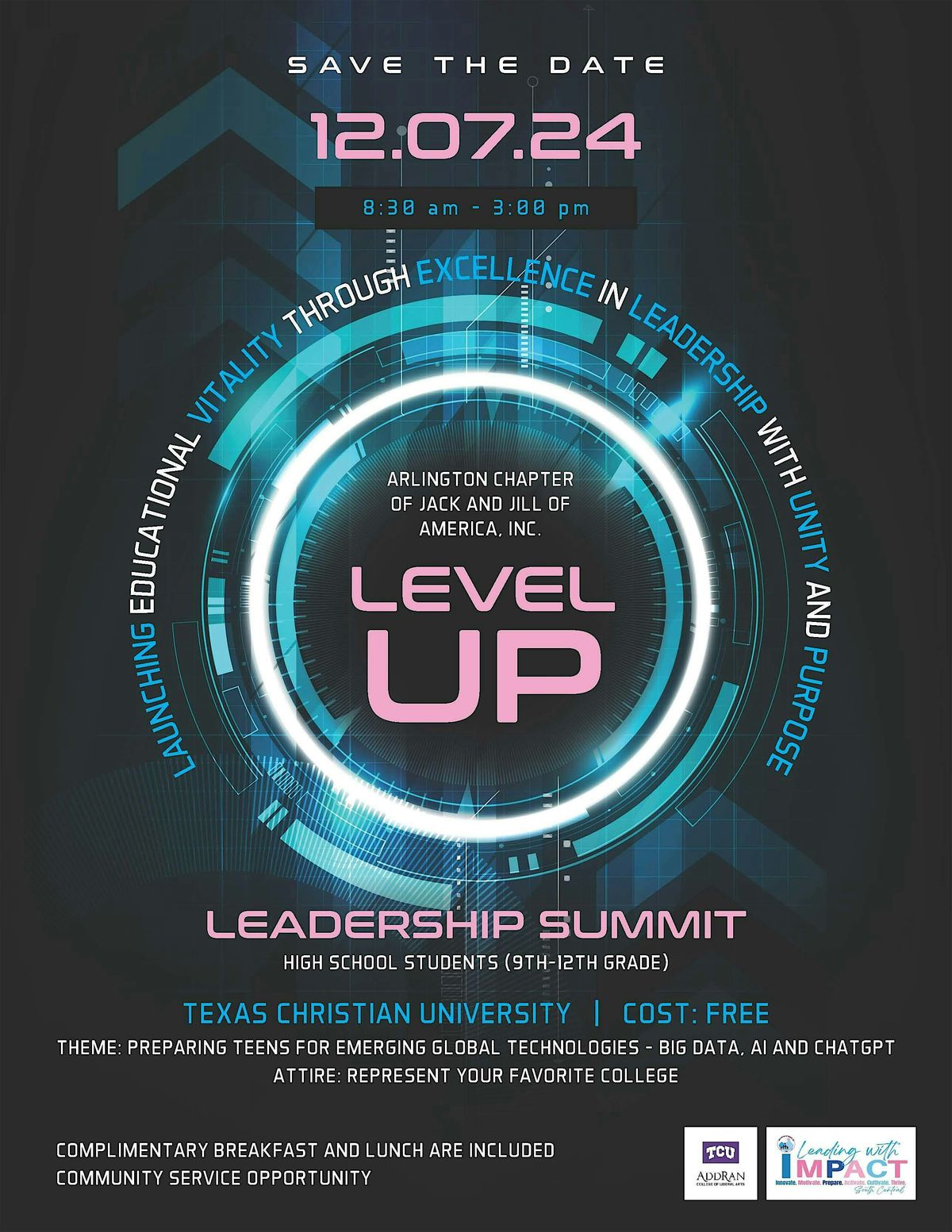 Level Up Leadership Summit-Preparing Teens for Emerging Global Technologies