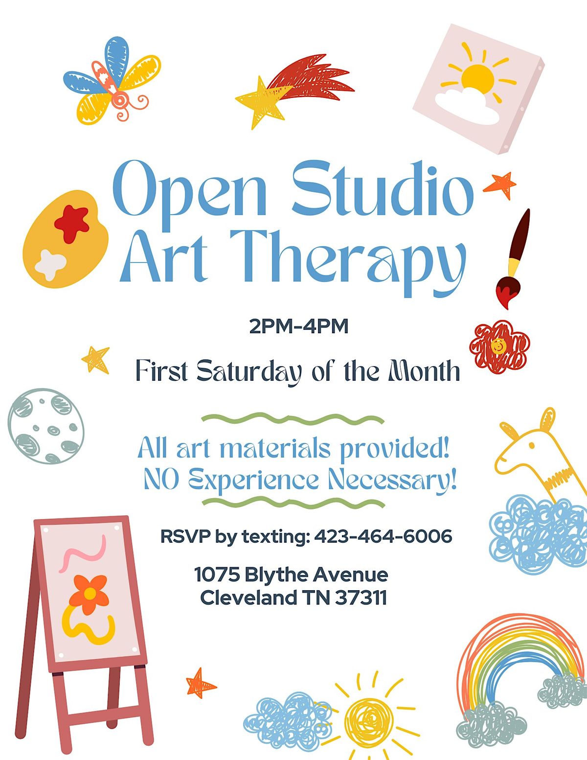 FREE Open Studio Community Art Therapy Group