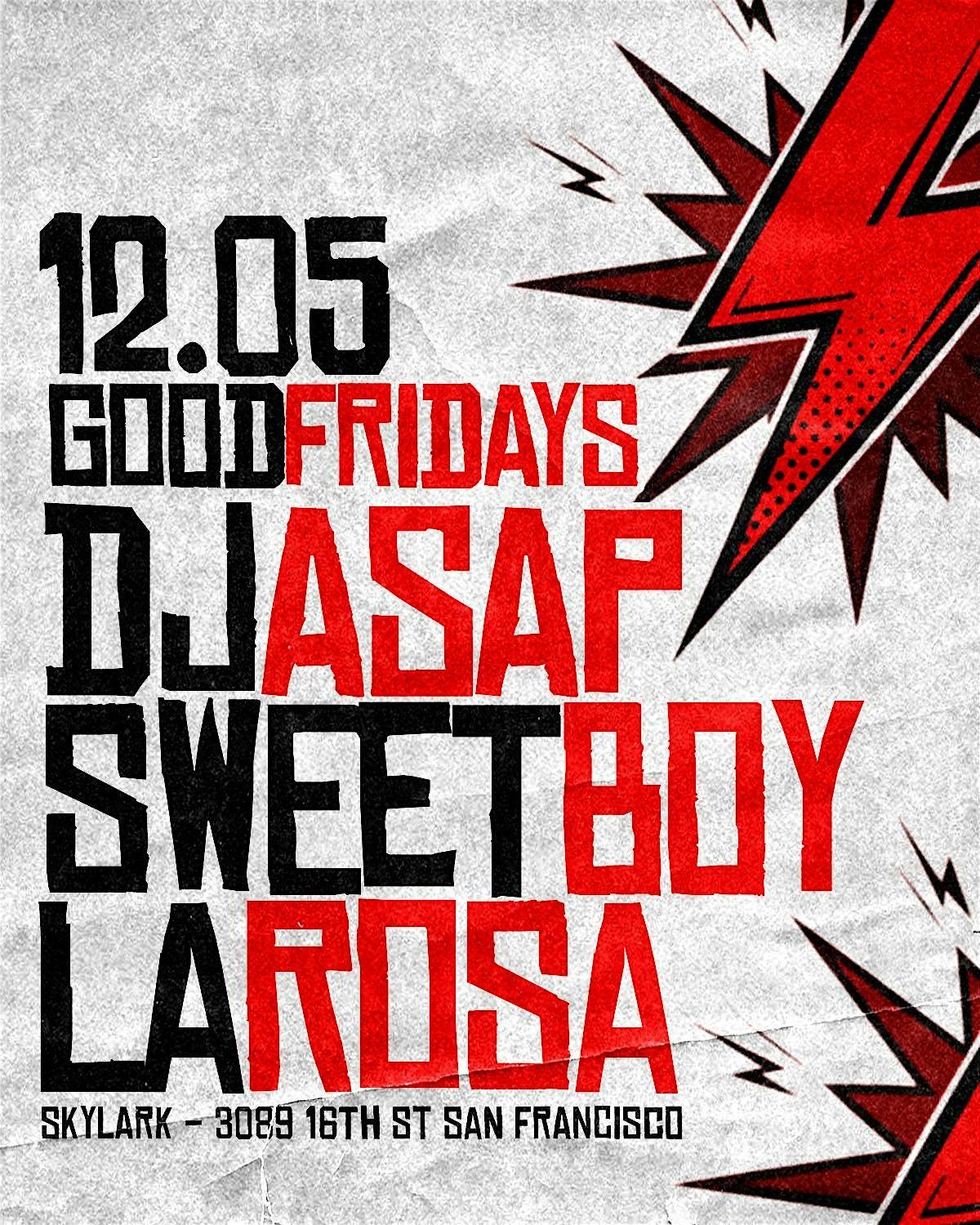 Good Fridays @ Skylark 12\/05\/25