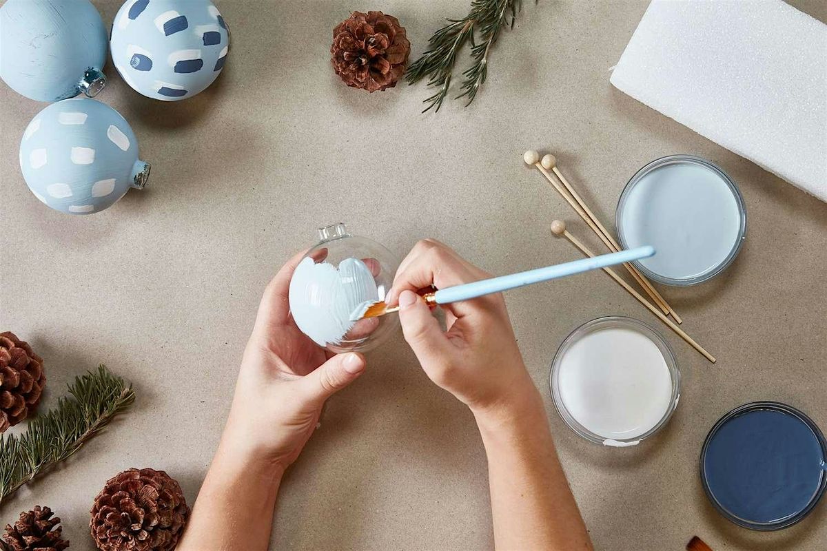 DIY Hand Painted Ornament Workshop at Elsewhere by XO White Rabbit