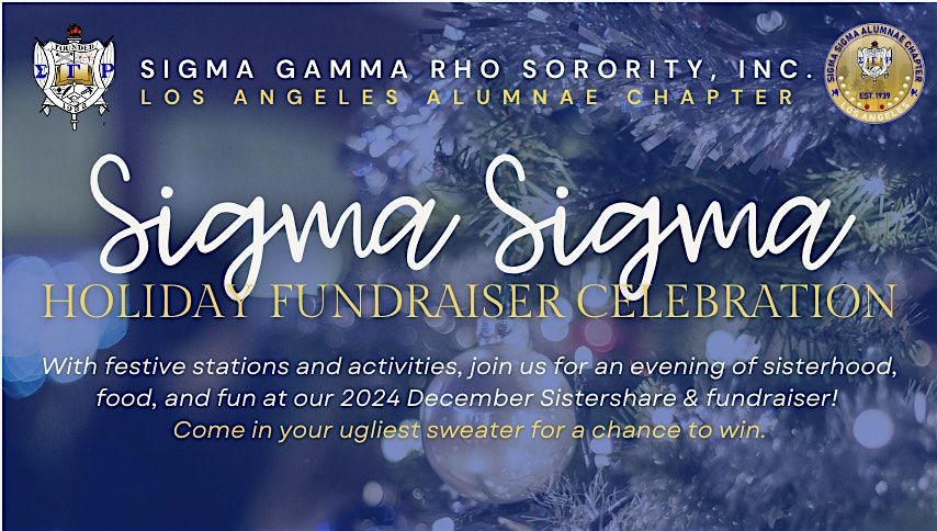 Sigma Sigma Holiday Fundraiser Celebration