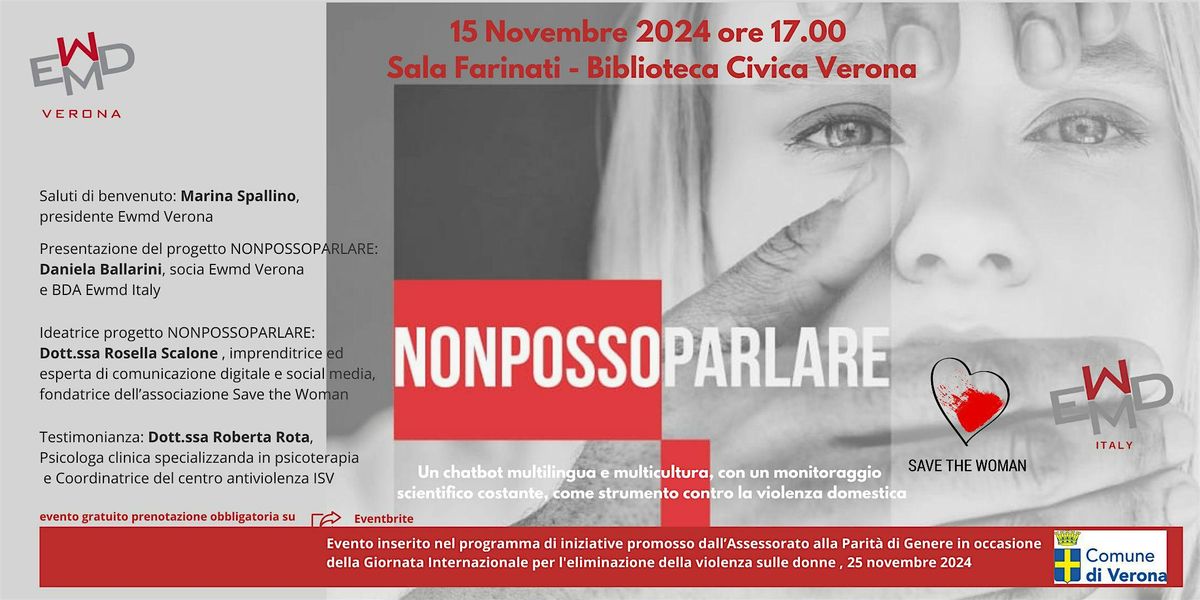 #NONPOSSOPARLARE - Il chatbot come strumento contro la violenza domestica