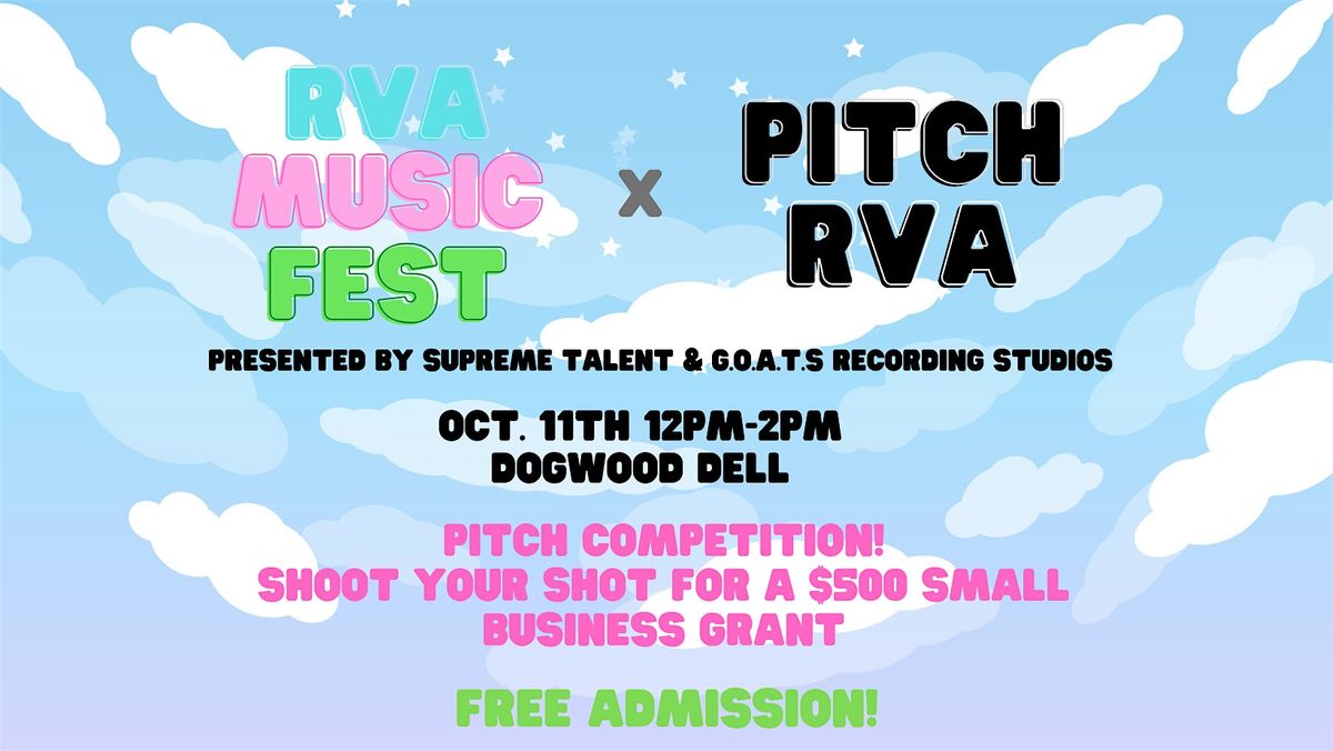 Pitch RVA 2025 @ RVA Music Fest \u2502 Dogwood Dell Amphitheater