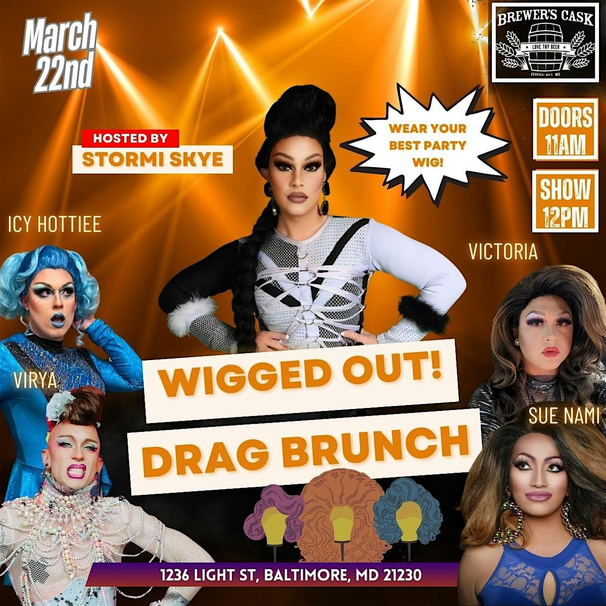 Brewer's Cask: Wigged Out! Drag Brunch