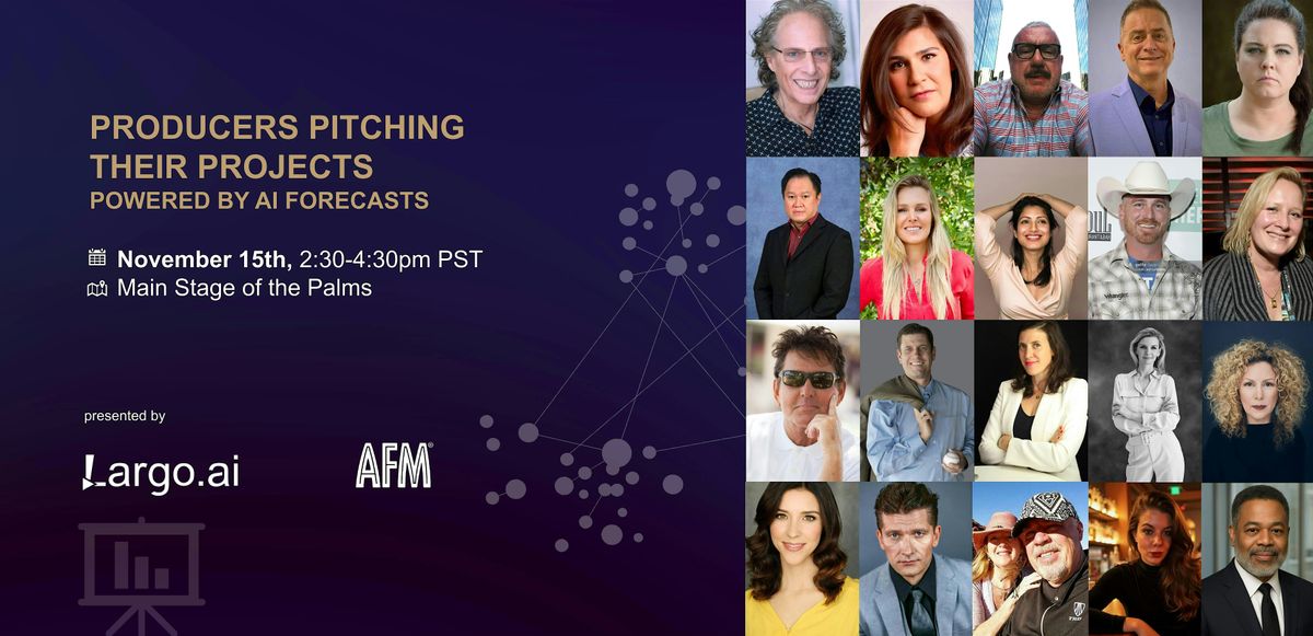AFM 2025|Producers Pitching Their Projects, powered by AI Forecasts