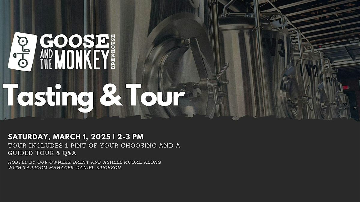 Tasting and Tour at Goose and the Monkey Brew House