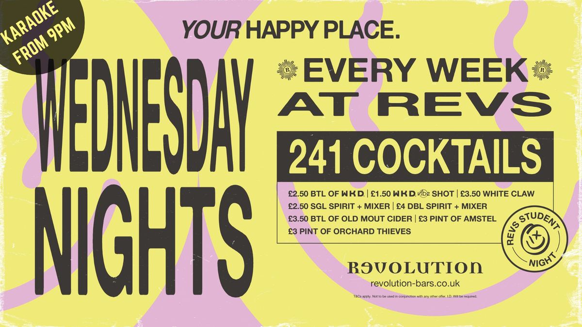 Wednesday Nights @ Revs 