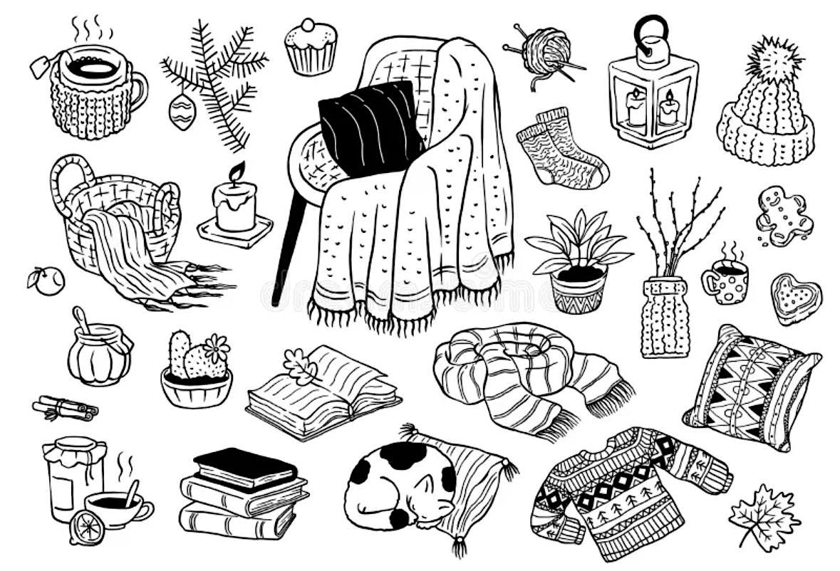 Hygge Time - Cosy Sketching