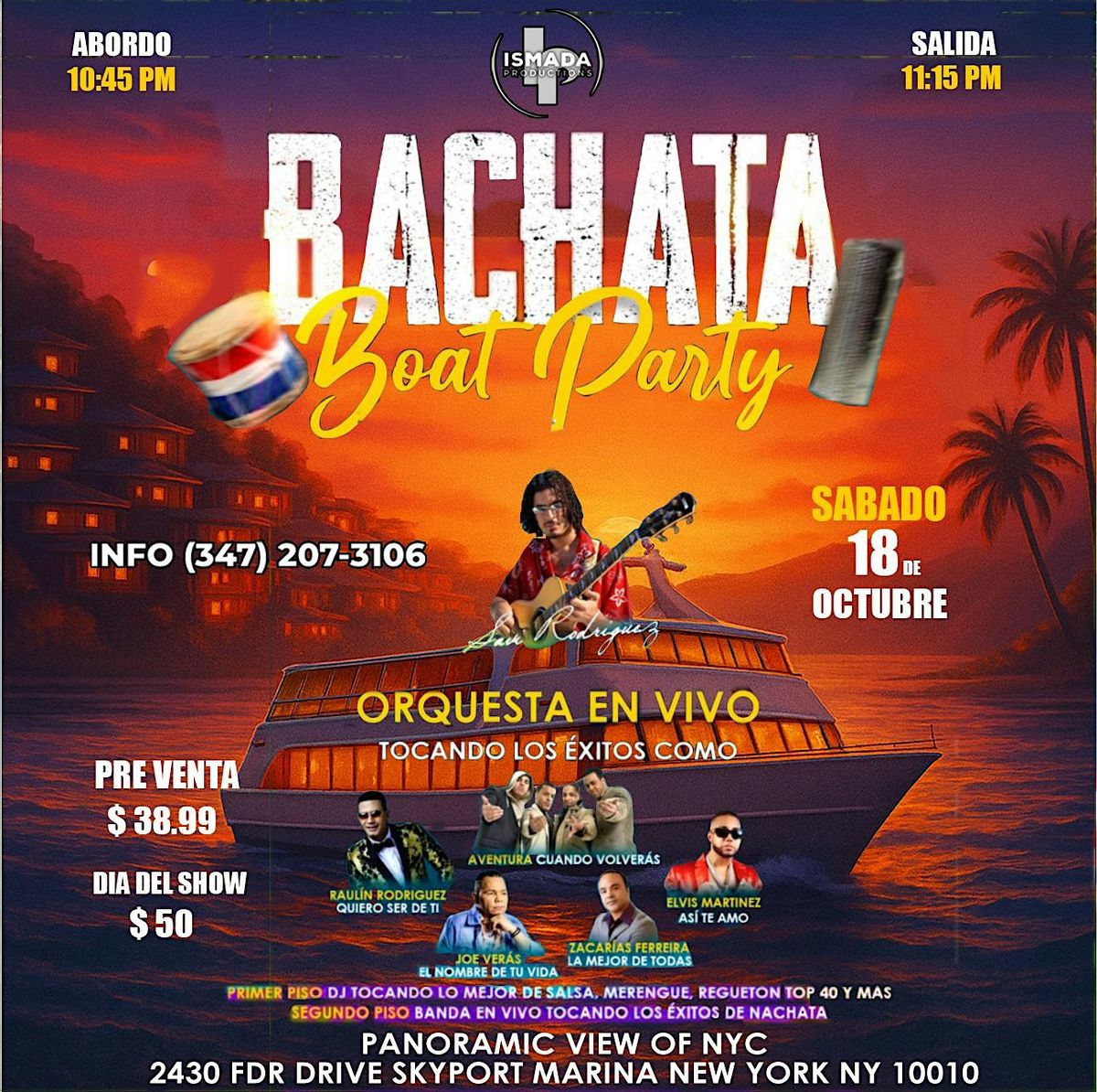 Ultimo Bachata Boat party y mas del a\u0148o