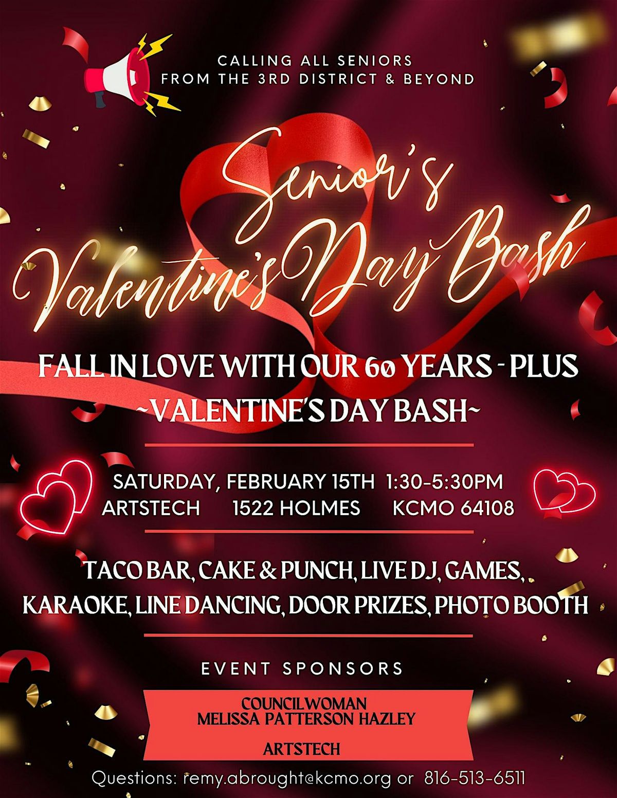 Seniors Valentines Day Bash