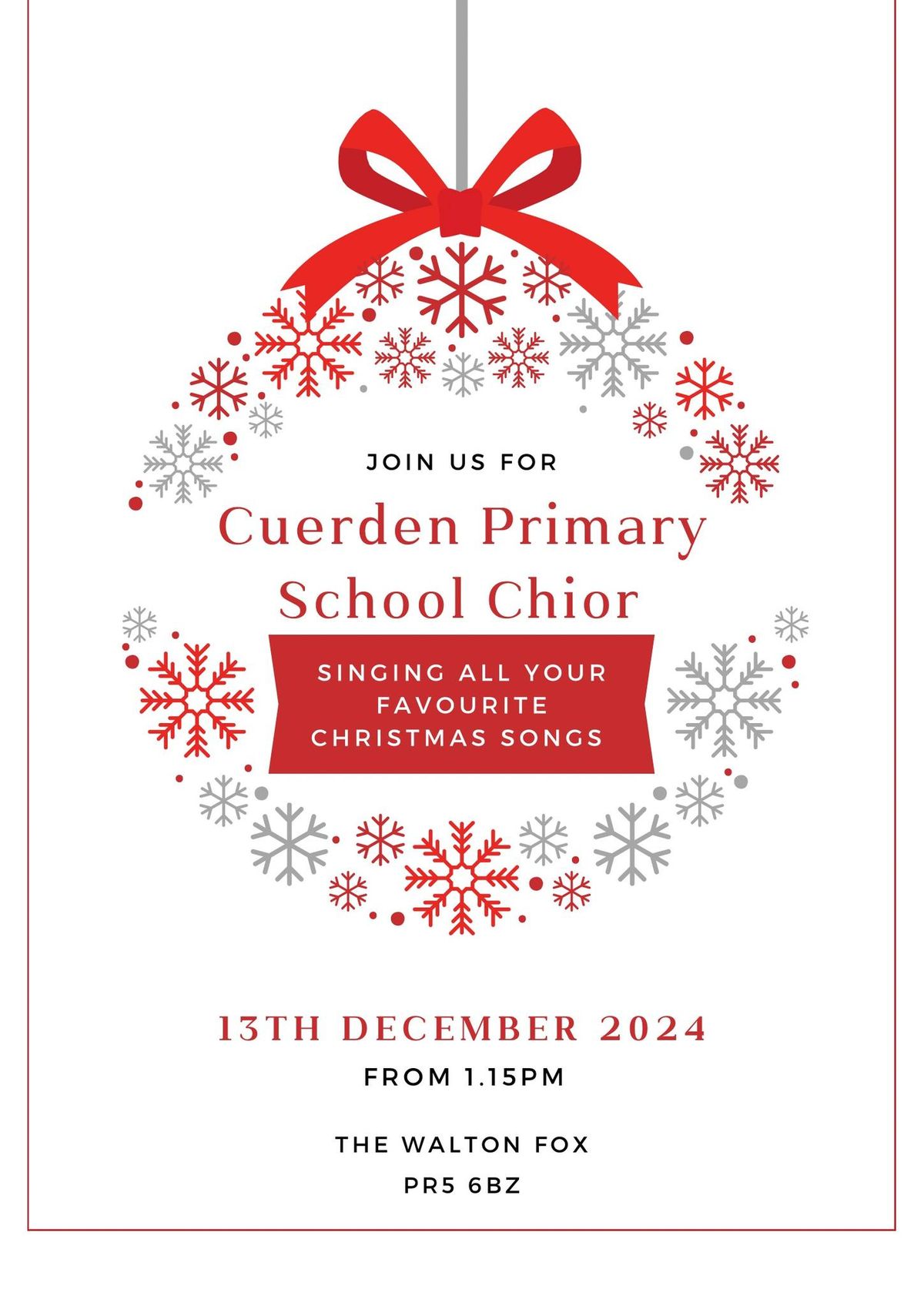 Cuerden Primary School Choir 