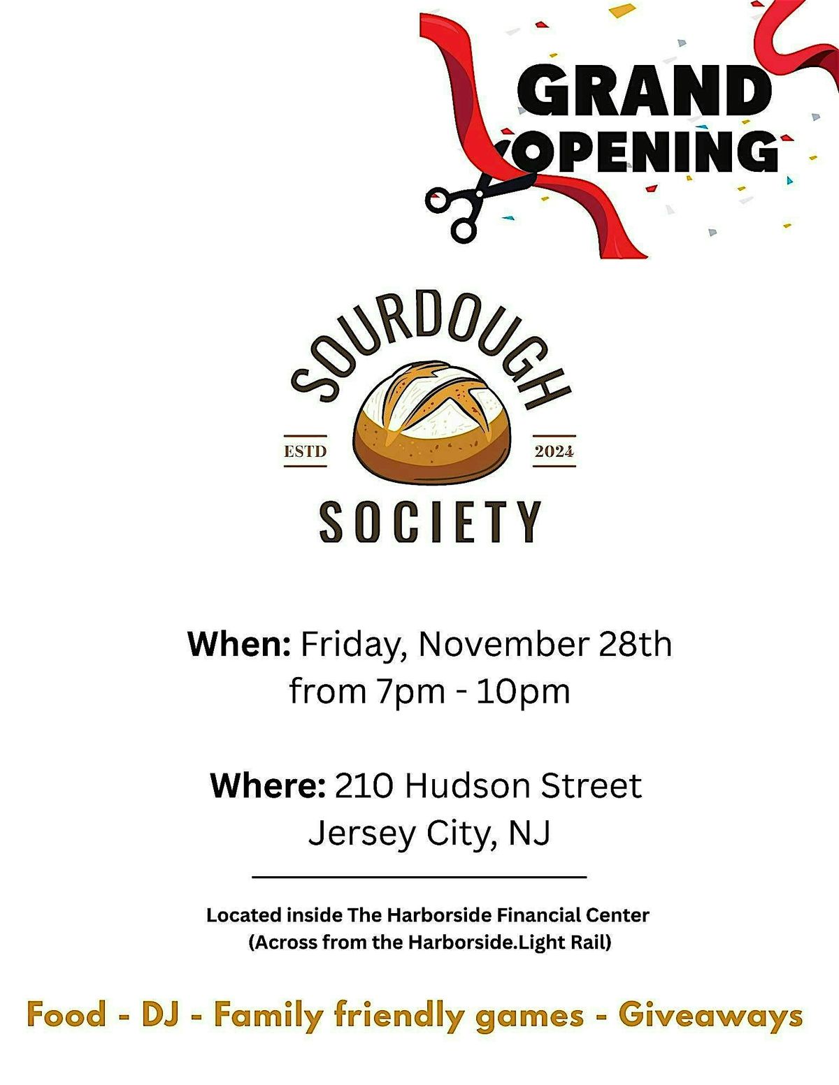Grand Opening of Sourdough Society
