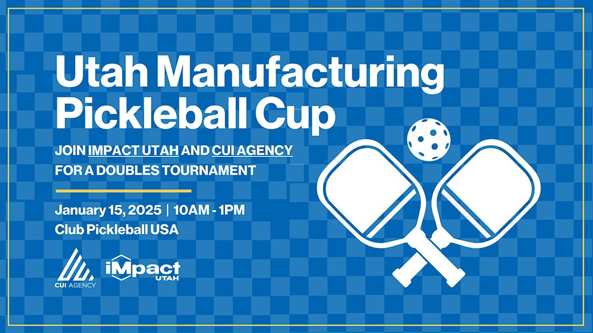 Utah Manufacturing Pickleball Cup