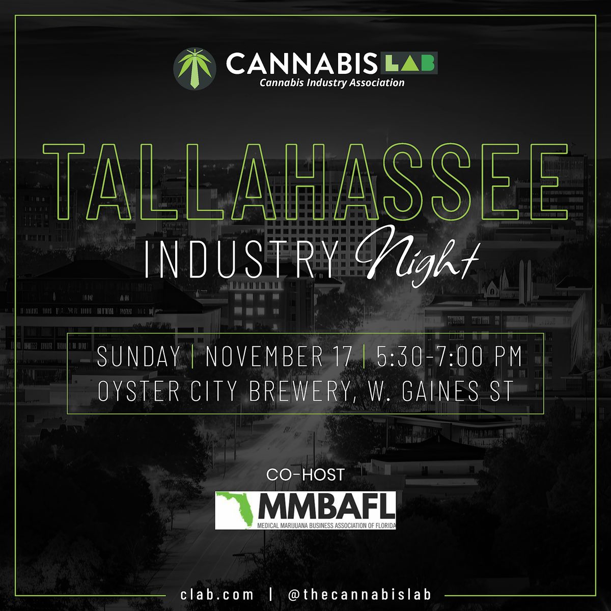 CLAB Tallahassee Networking at Oyster City Brewery - Members Only