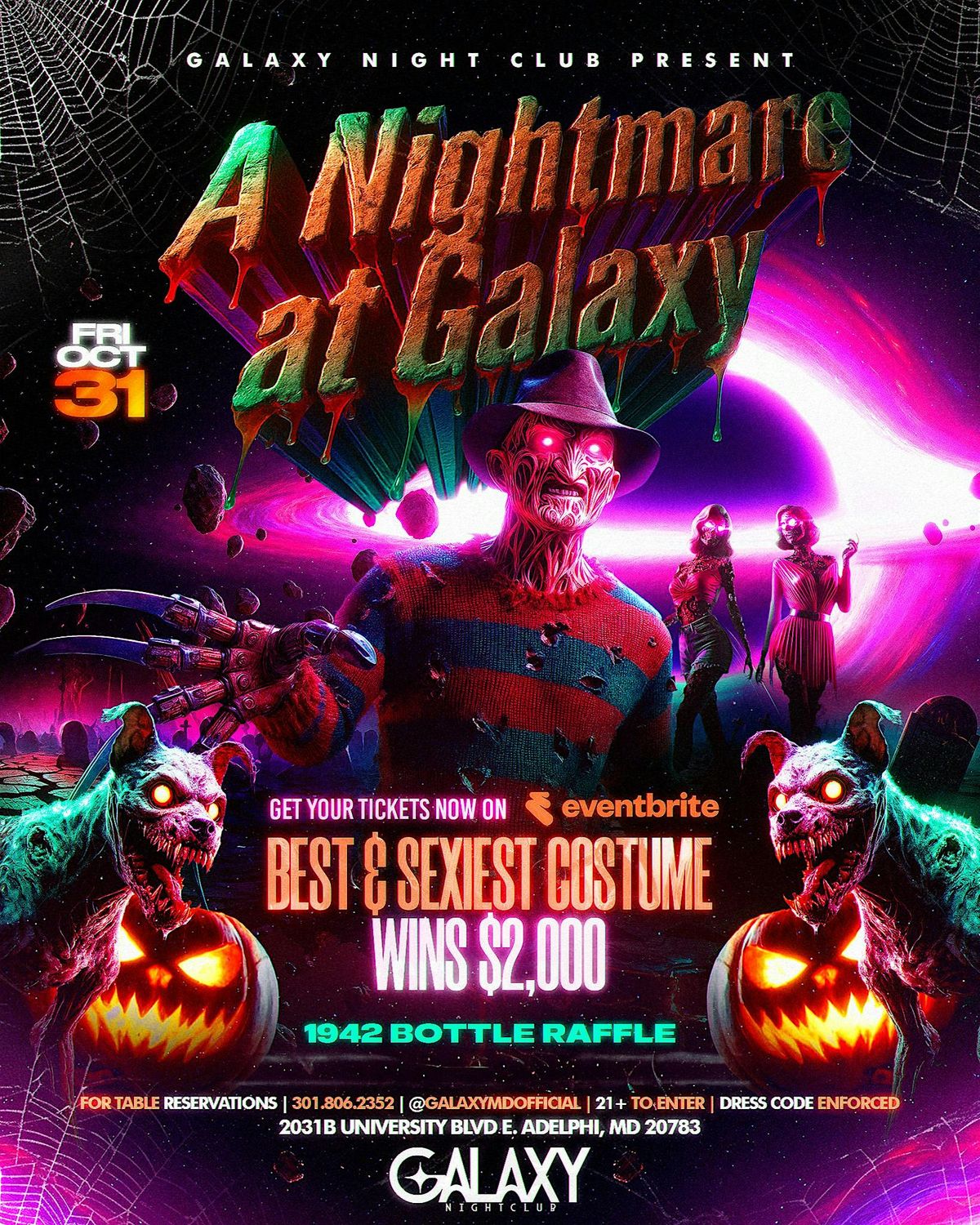 A Nightmare at Galaxy Halloween Night!